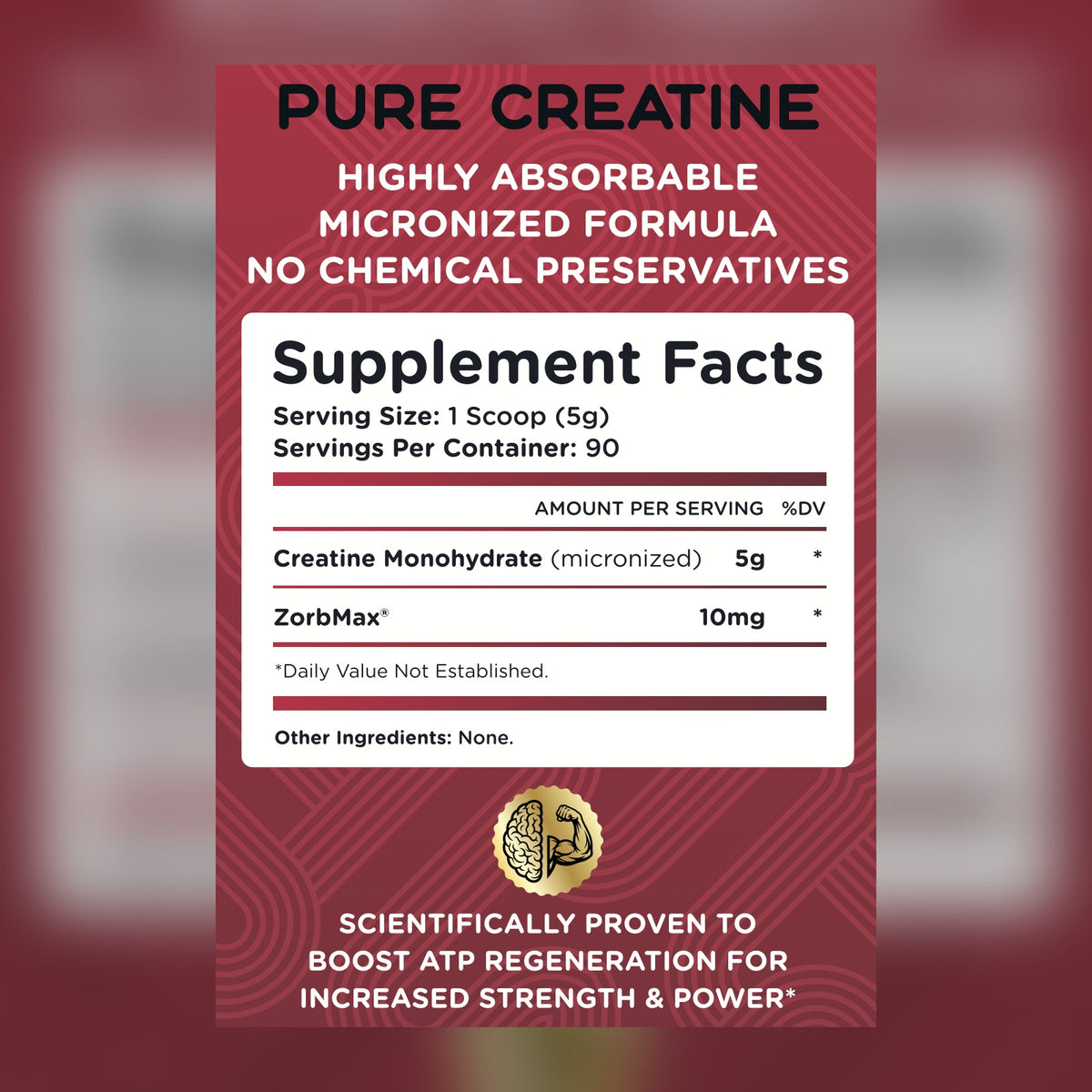 Pure Creatine – Unflavored