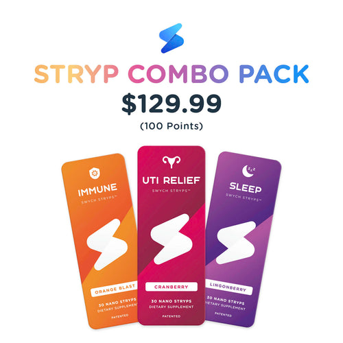 STRYP Combo Pack - Immune, Cranberry Urinary Support, Sleep