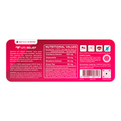 Cranberry Urinary Support STRYPS